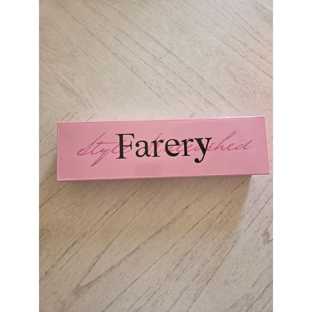 Farery 1.5 Inch Curling Iron Brush, Heated Round Brush for Loose Bouncy Curls